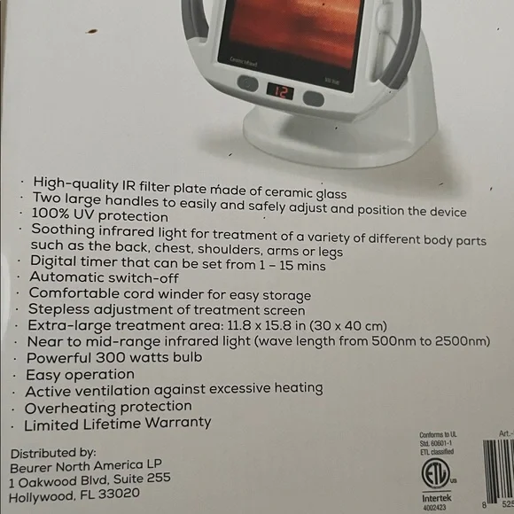 infrared heat lamp BRAND NEW - Picture 8 of 8